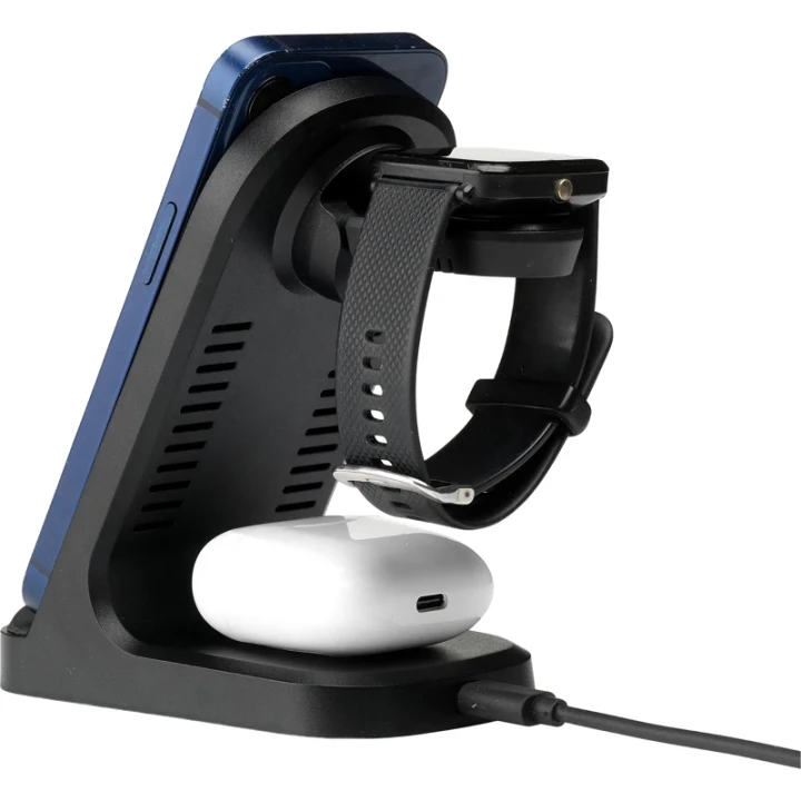 Triple-Up recycled wireless charger stand