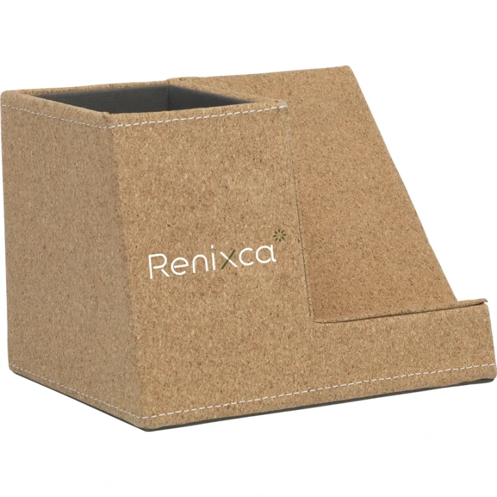 Cork pen holder & wireless charger