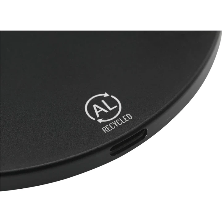 Recycled aluminium wireless charger