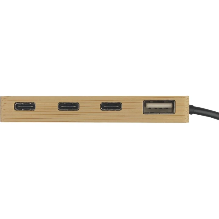 Bamboo USB hub