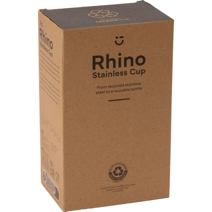 Rhino Recycled Double Walled Steel Travel Mug 900ml