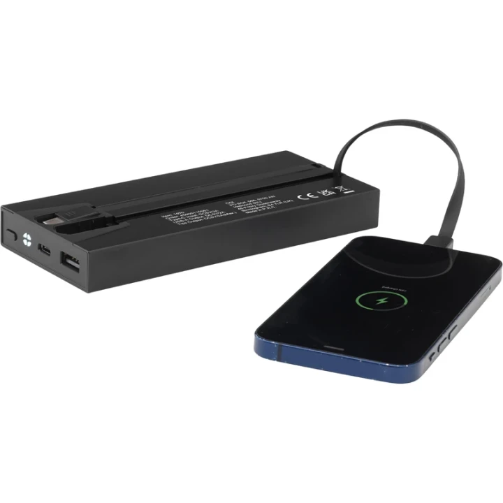 Recycled aluminium power bank 10,000mAh