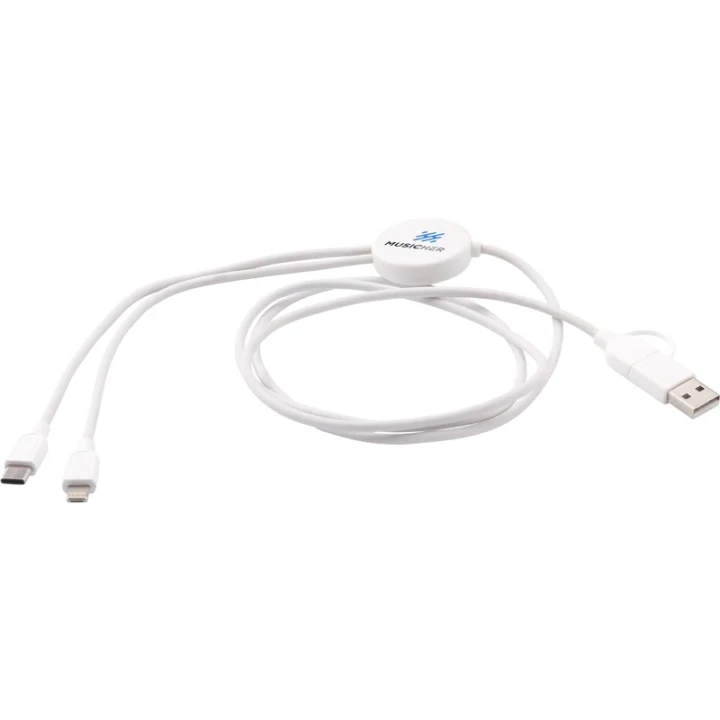Recycled charging cable 