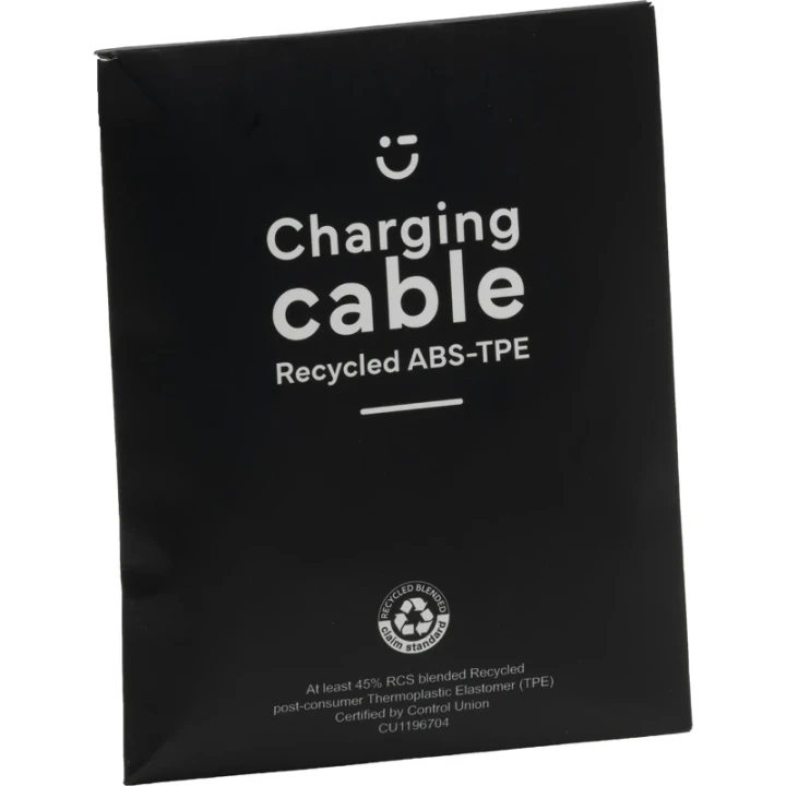 Recycled charging cable 