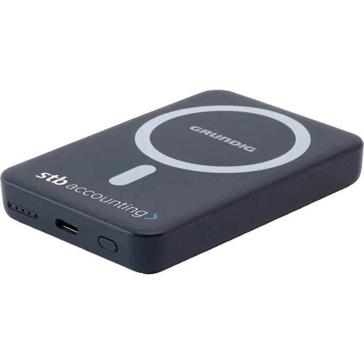Grundig wireless magnetic power bank 5,000mah