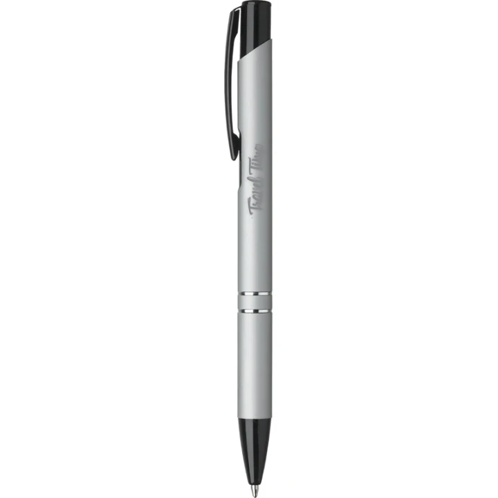 Ebony Rubberised Ballpoint Pen