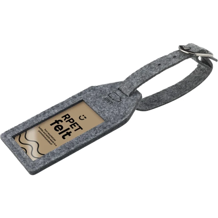 RPET felt luggage tag