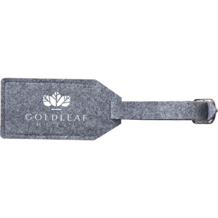 RPET felt luggage tag