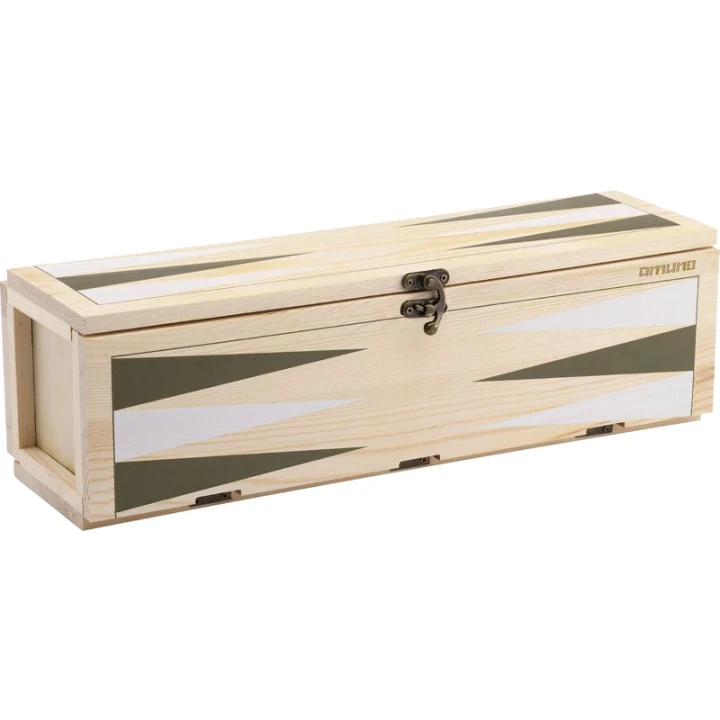 Rackpack wine gift box & backgammon game