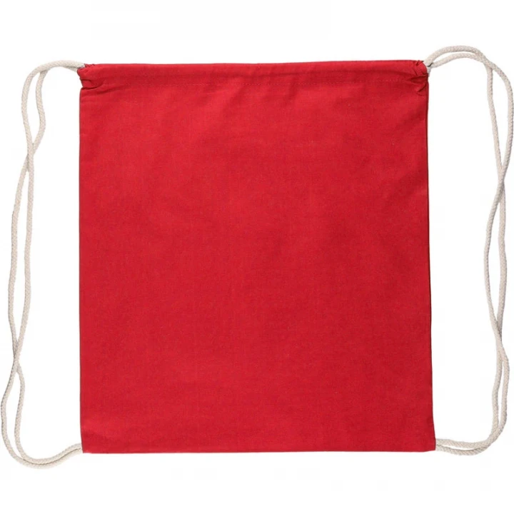 OEKO-TEX Cotton Drawstring Backpack 140gm / 5oz