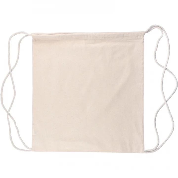 OEKO-TEX Cotton Drawstring Backpack 140gm / 5oz