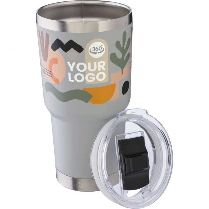 The Marano Stainless Steel Double Walled Travel Mug 590ml