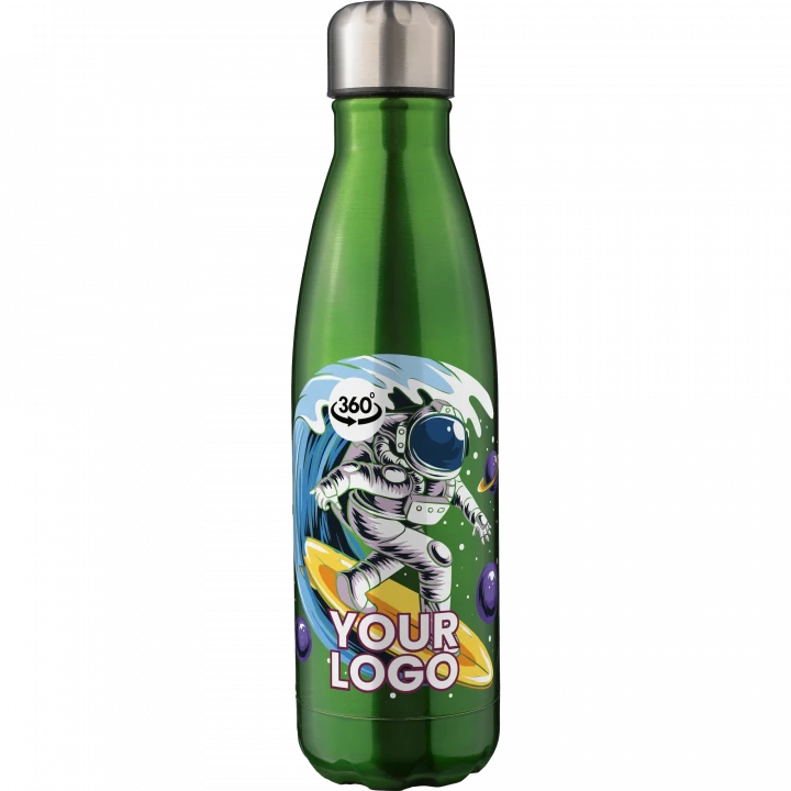 Evia Recycled Stainless Steel Double Walled Bottle 500ml