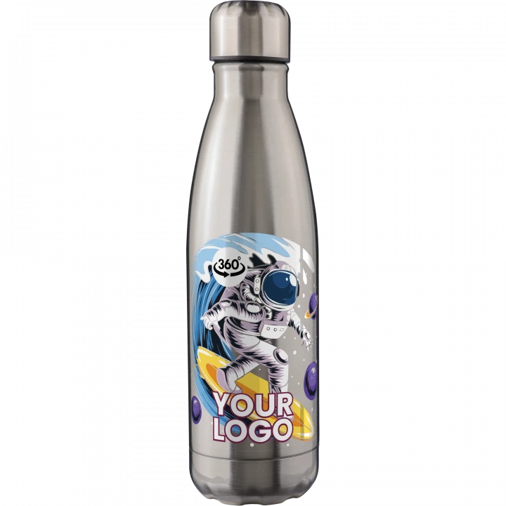 Evia Recycled Stainless Steel Double Walled Bottle 500ml