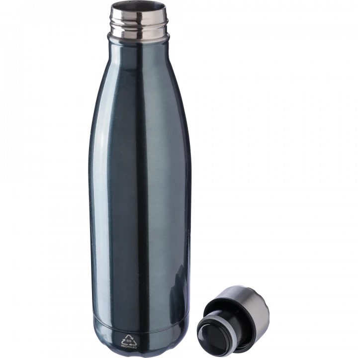 Evia Recycled Stainless Steel Double Walled Bottle 500ml