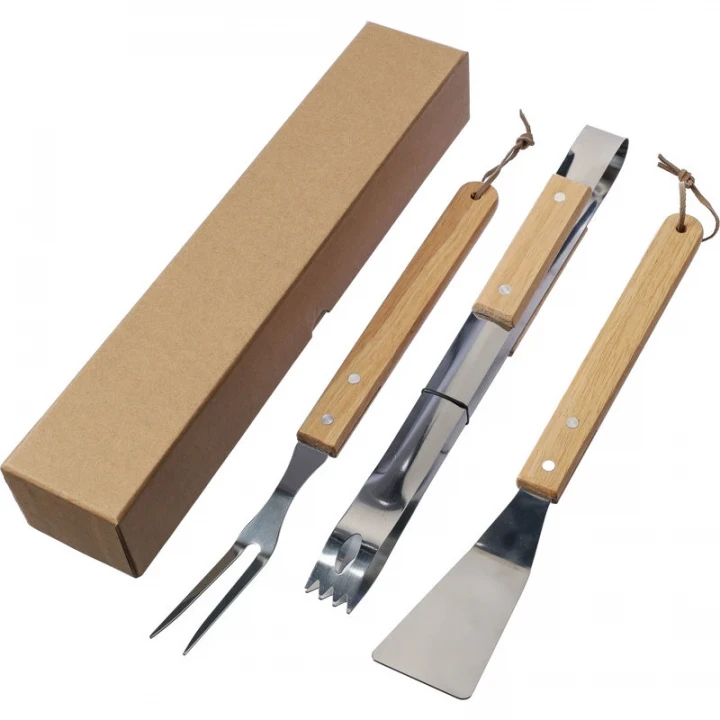 Stainless Steel Barbecue Set 3pc