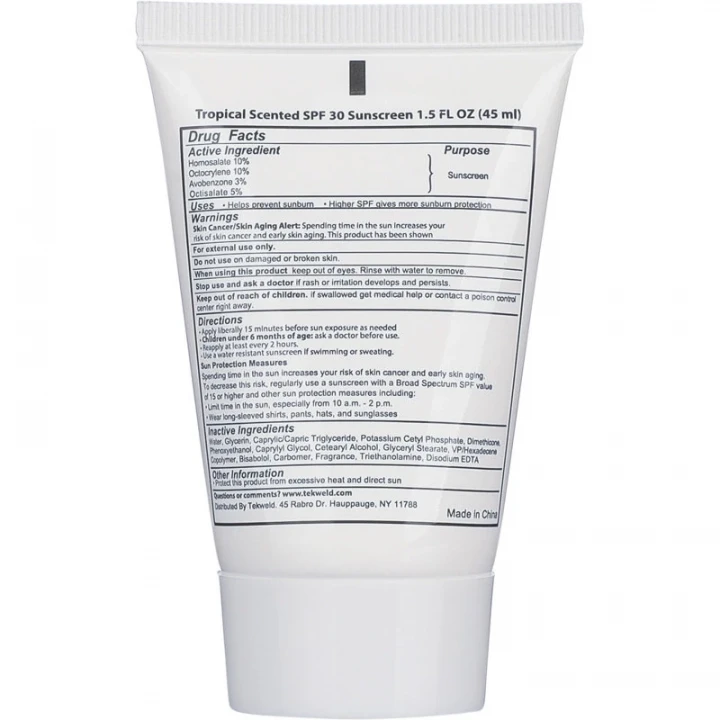 Sunscreen Tube SPF30