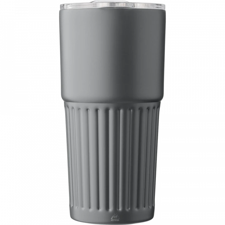 Kael Recycled Stainless Steel Double Walled Drinking Mug 500ml