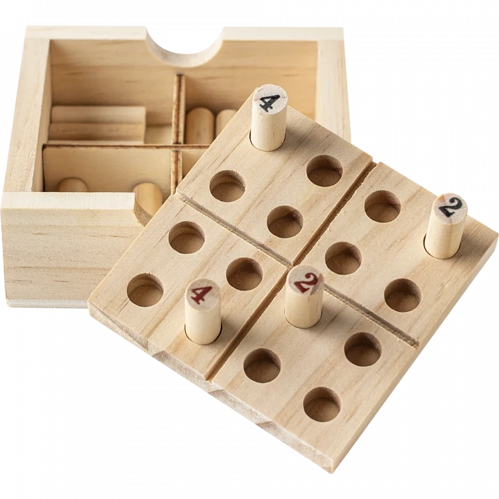 Kenza Mini Wooden Sudoku set