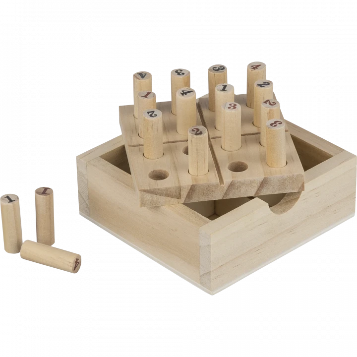 Kenza Mini Wooden Sudoku set