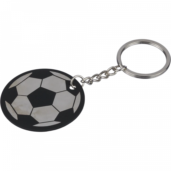 Ciro Recycled Stainless Steel Football Keyring