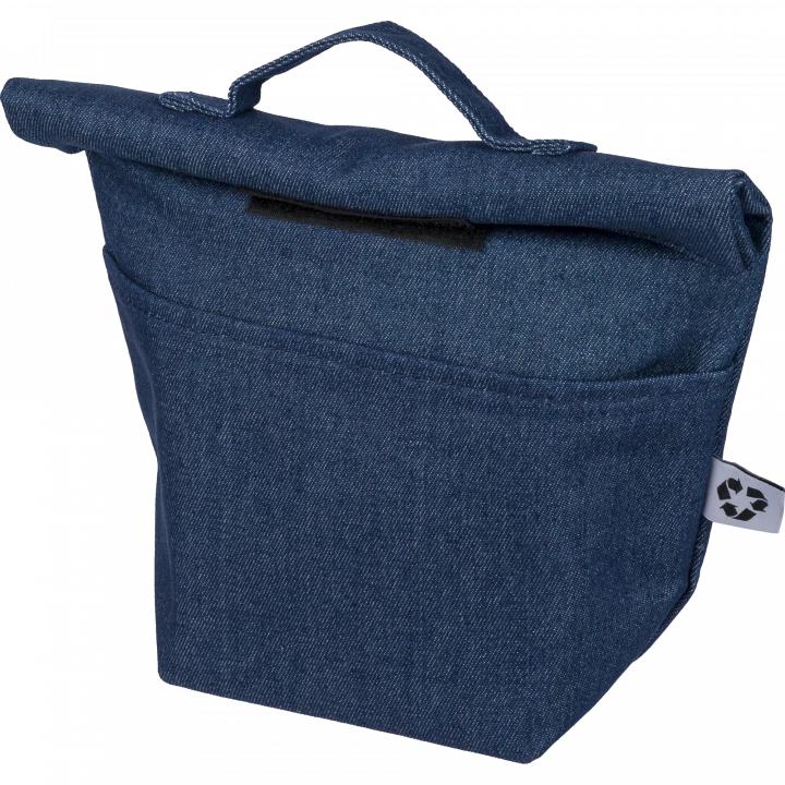 Mira Recycled Denim Cooler Roll-Top Bag