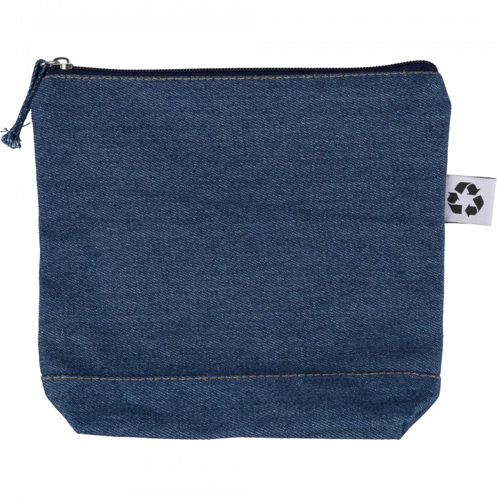 Orin Recycled Denim Cosmetic Bag