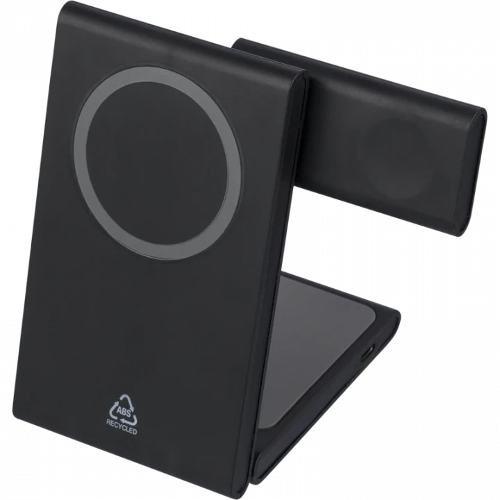 Valerio Recycled 3-in-1 Magnetic Wireless Charger