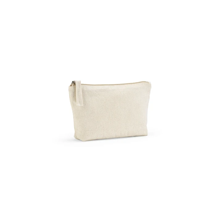Cairo S Toiletry Bag 1.1L 320gsm rCotton with zipper