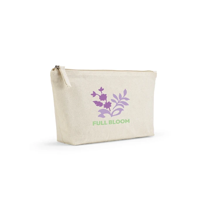 Cairo L Toiletry Bag 3.9L 320gsm rCotton with zipper