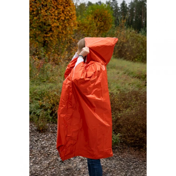 Survival Outdoor Poncho - Orange