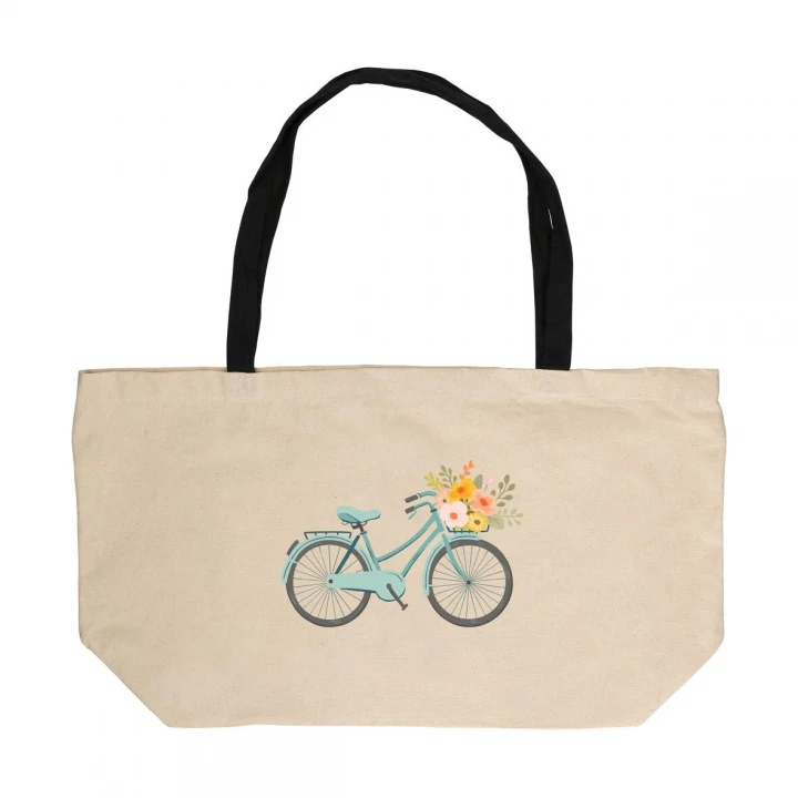 Urban Carrier Cotton Bag - Natural/Black