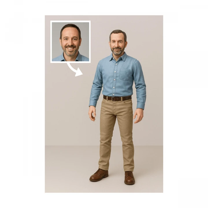 Customisable 3D Figurine - As unique as you are!