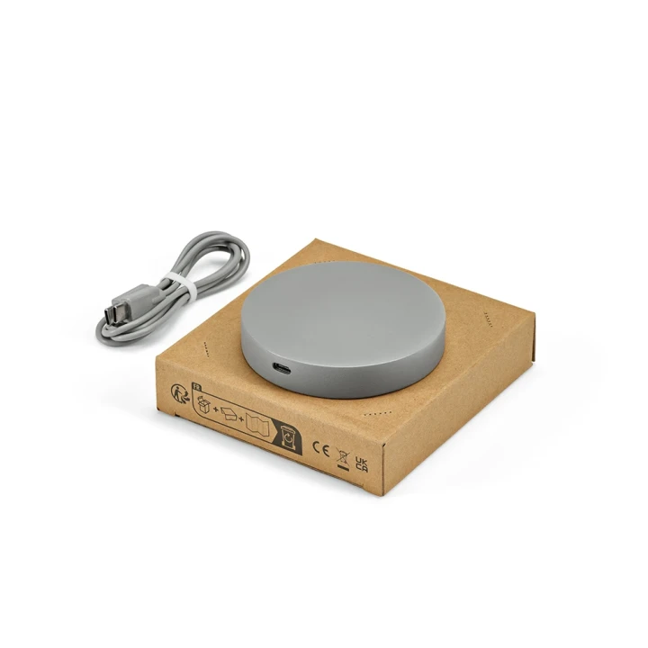 Lovelace Wireless Charger Limestone. 15W. USB-C Port