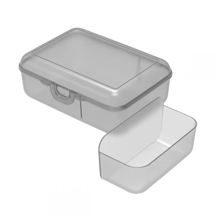 School Lunch Box Deluxe With Compartment Divider