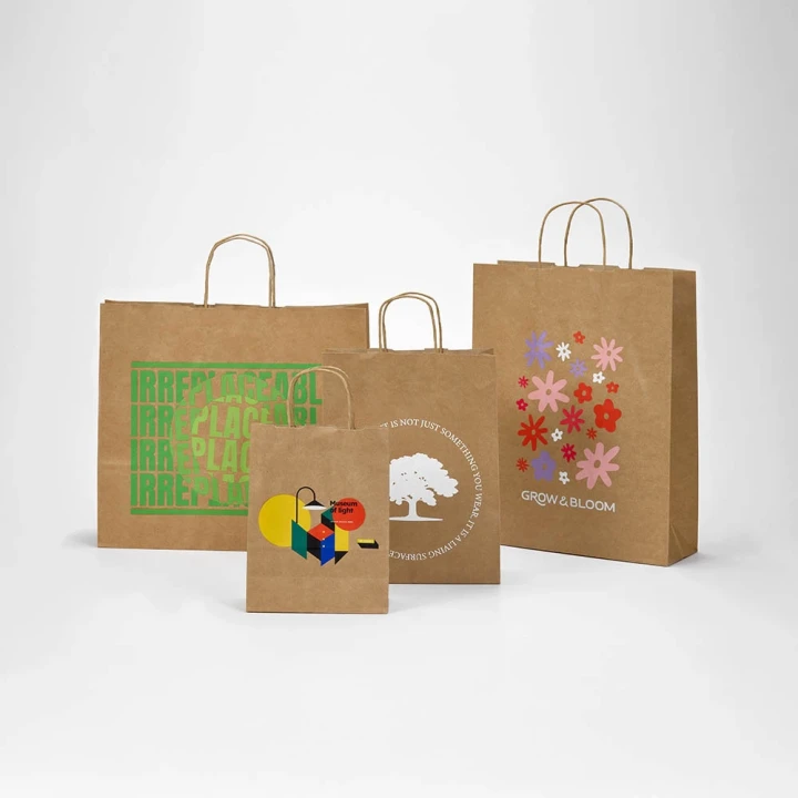 Vesuvio S Brown Recycled FSC® Kraft Bag 115gsm