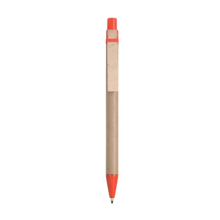 Sustainable Living Recycled Card Pen with Wooden Clip