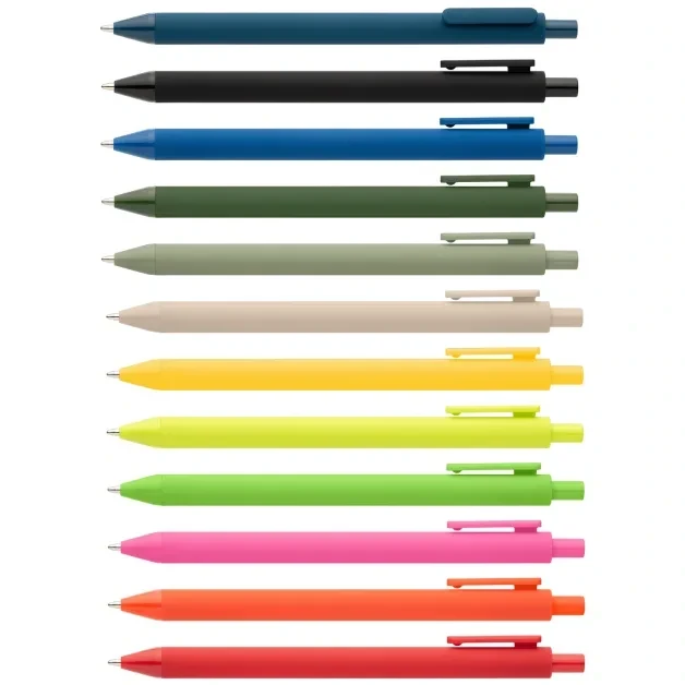 Bloom Recycled Plastic Retractable Soft Touch Pen