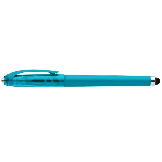 Prism Recycled Plastic Fidget Ball Stylus Gel Pen