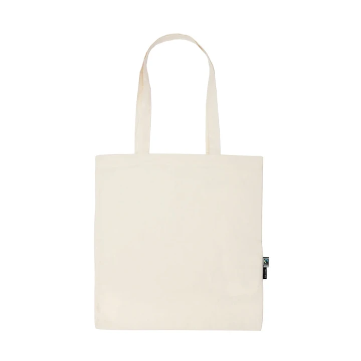 Fairtrade Organic Shopping Bag Long Handles Neutral® 