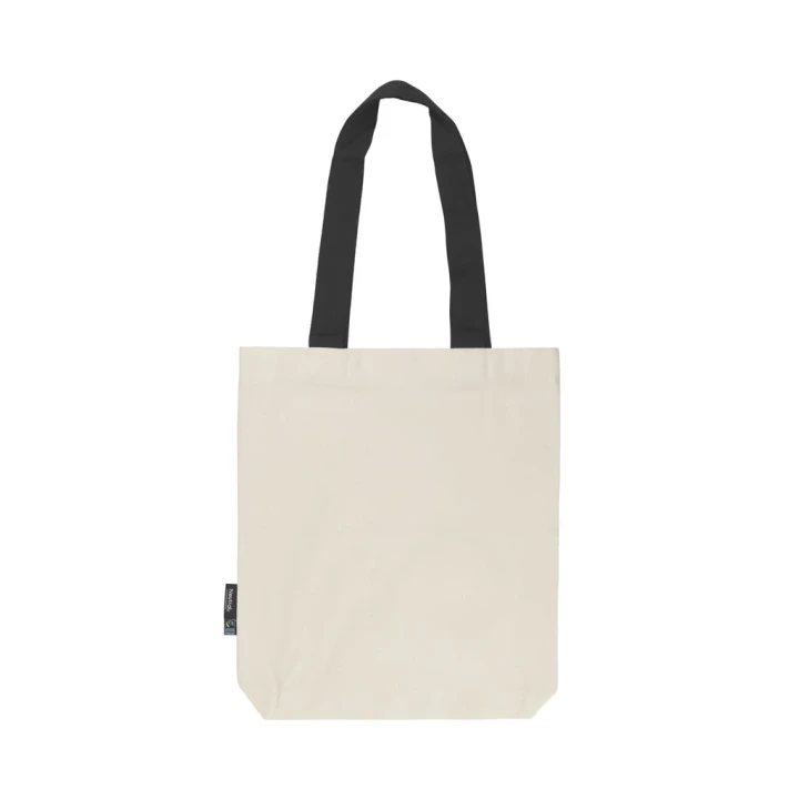 Fairtrade Organic Twill Bag With Contrast Handles Neutral®
