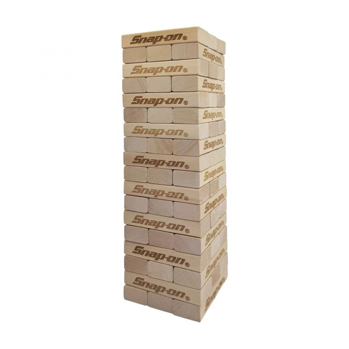 Large Wooden Block Stacking Game