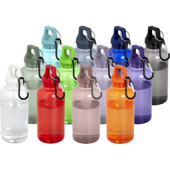 Oregon RCS Certified Recycled Plastic Water Bottle With Carabiner 400ml