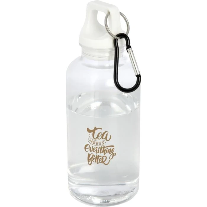 Oregon RCS Certified Recycled Plastic Water Bottle With Carabiner 400ml