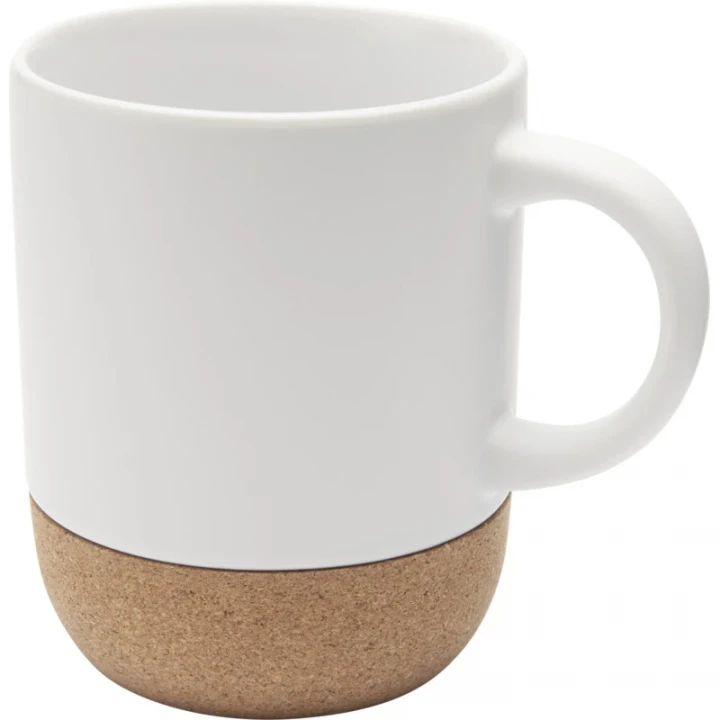 Billie 300ml Ceramic Mug With Cork Details And Matt Finish
