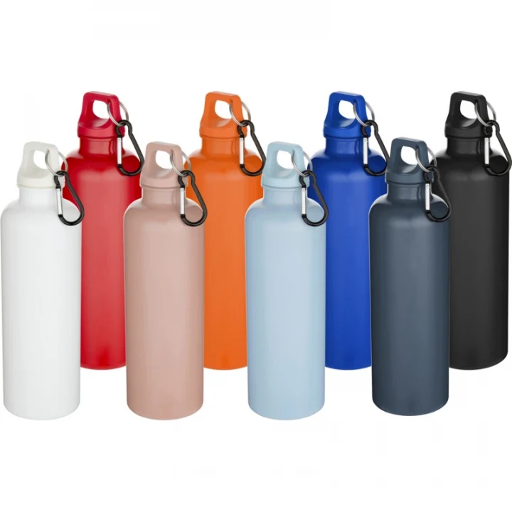 Oregon 750ml Solid Colour RCS Recycled Plastic Water Bottle With Carabiner