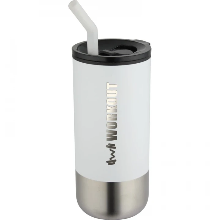 Grayson 480ml RCS Recycled Insulated Tumbler With Straw