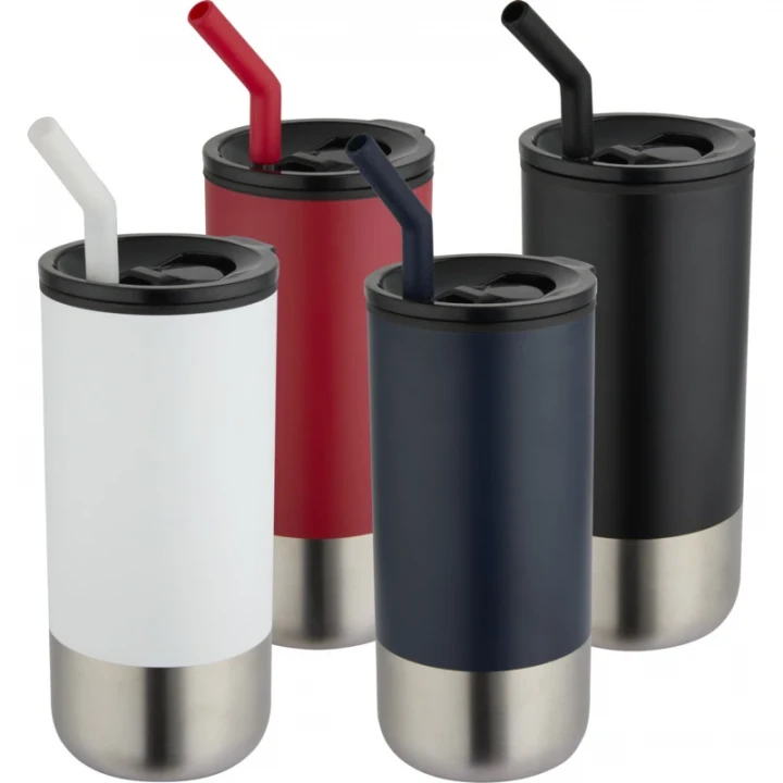 Grayson 480ml RCS Recycled Insulated Tumbler With Straw