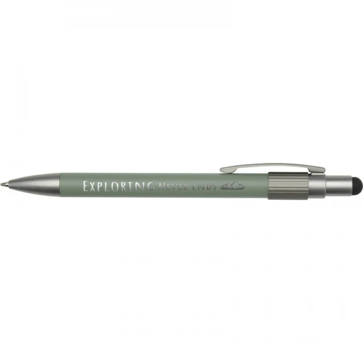 Rill RCS Recycled Ballpoint Pen With Stylus and Fidget Spinner (black ink)