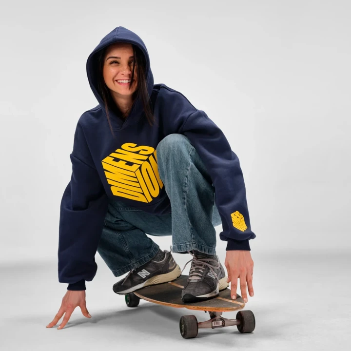 Ericeira Oversized hooded sweatshirt